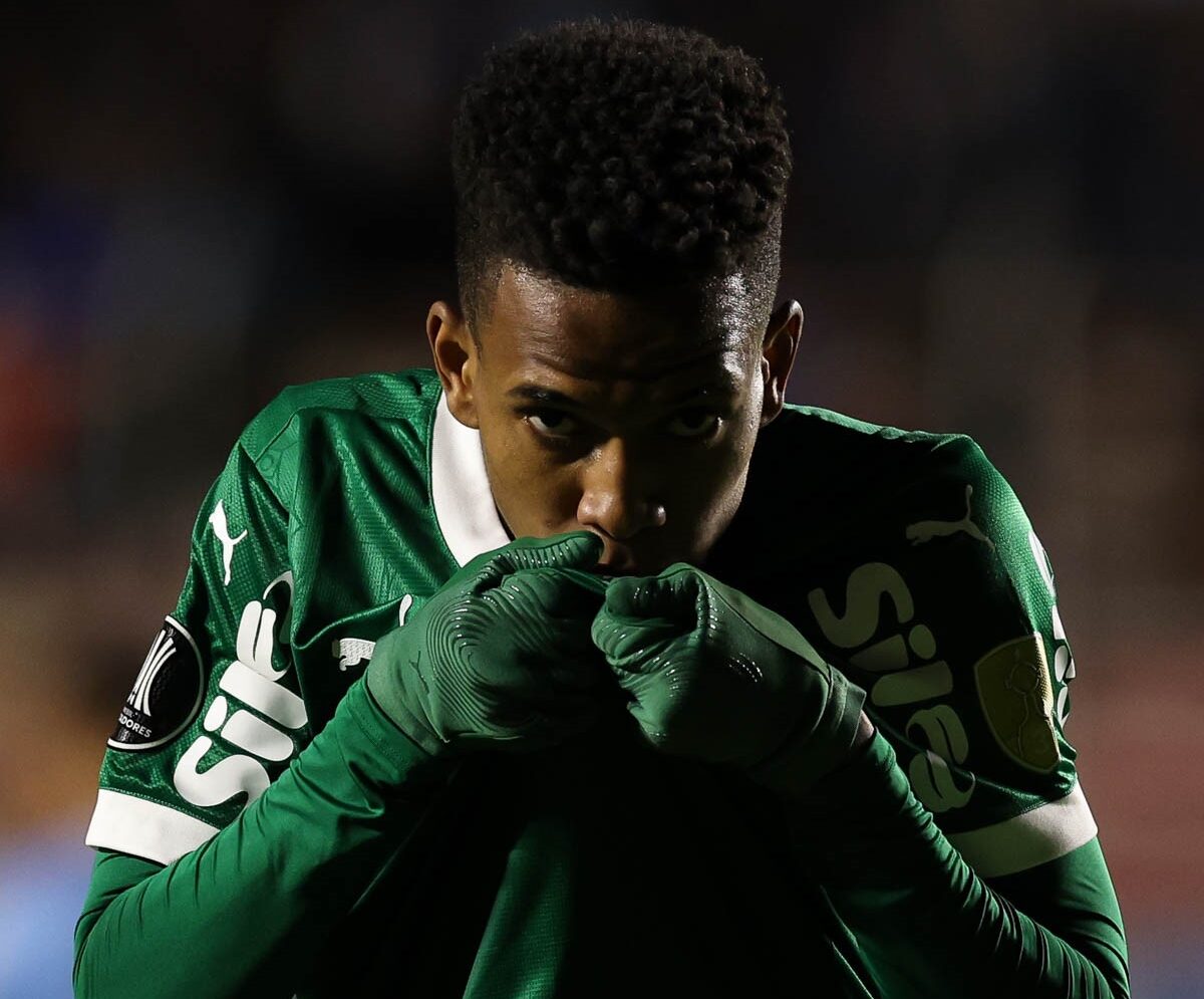 Estêvão se despede do Allianz Parque em sua última partida em casa pelo Palmeiras