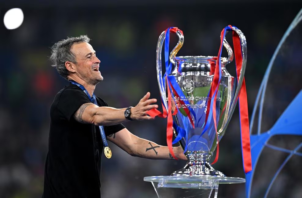 Luis Enrique analisa título histórico do PSG na Champions e fala da filha