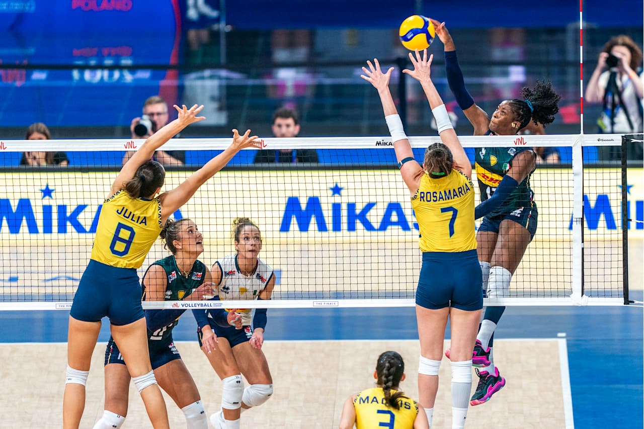 Itália vence o Brasil e conquista o tricampeonato da VNL