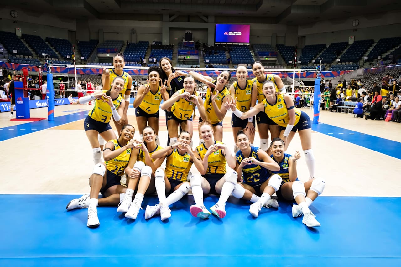 Brasil vence Polônia e mantêm vice-liderança no Mundial