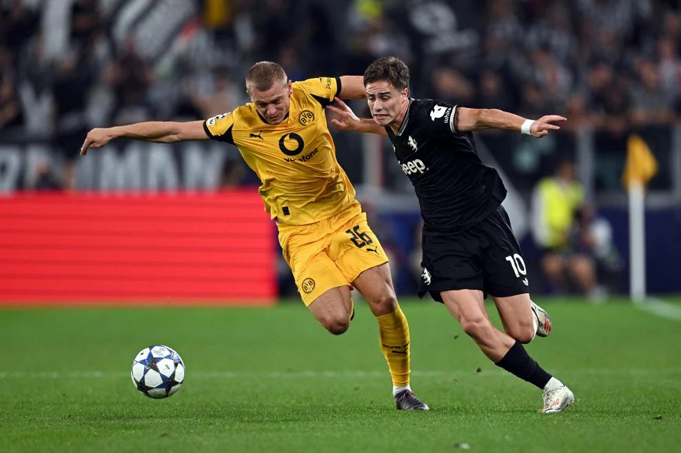 Juventus e Dortmund fazem 4 a 4 histórico na estreia da Champions League
