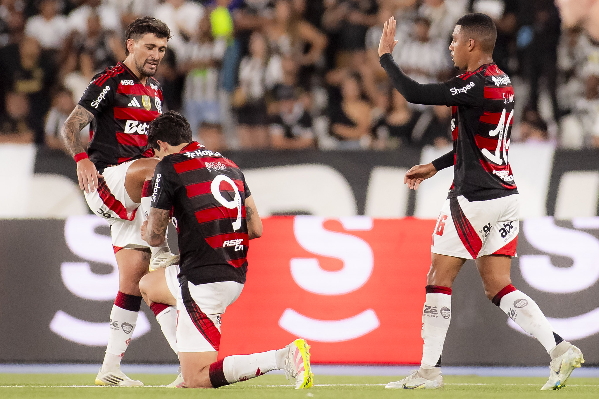 Flamengo atropela o Botafogo no Nilton Santos e segue na caça ao Palmeiras