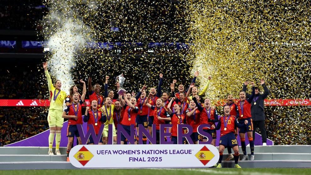 Espanha domina a Alemanha e confirma o bicampeonato da Nations League Feminina