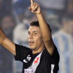 Johan Rojas comemora gol pelo Vasco da Gama (Matheus Lima/Vasco)