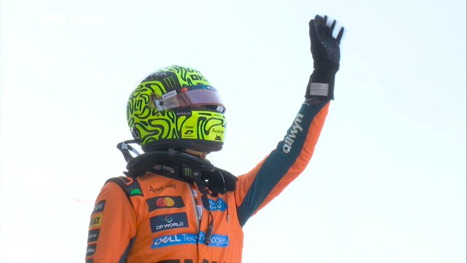 Lando Norris é o mais rápido e largará na frente na corrida sprint da Fórmula 1