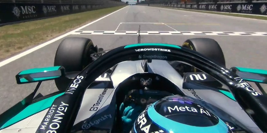 George Russell abre GP de Barcelona da Fórmula 1 com o tempo mais rápido no TL1