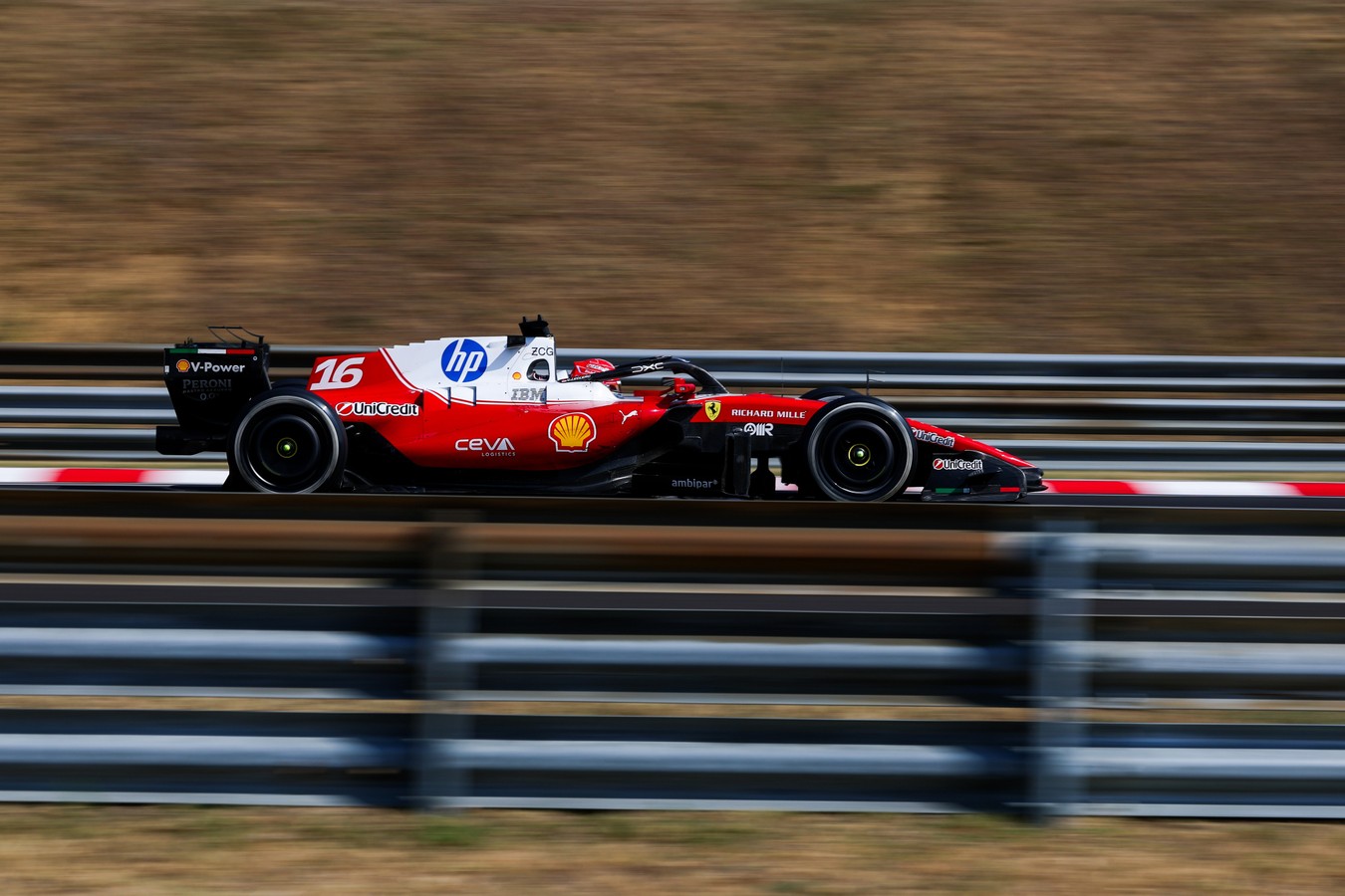 Charles Leclerc no GP da Hungria