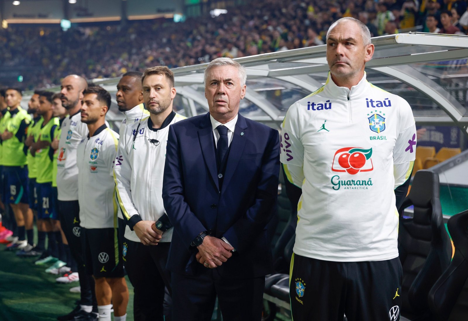 Comissão técnica da Seleção Brasileira. Foto: CBF