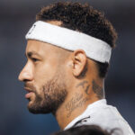 Neymar Jr antes da partida contra o Palmeiras. Foto/Santos FC