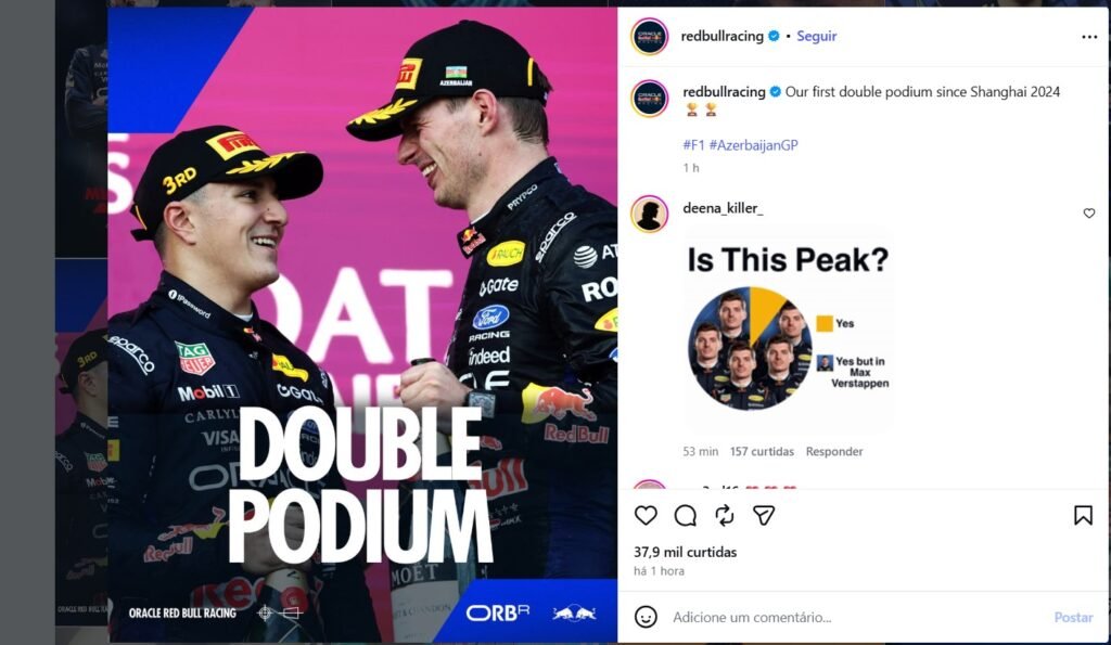 Foto: Divulgação/ Oracle Red Bull Racing F1 Team