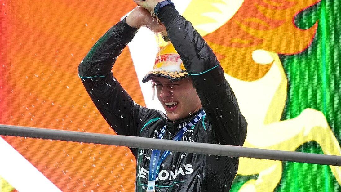 Kimi Antonelli no pódio