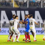 Santos e Bahia pela 32ª rodada do Brasileirão. Foto: Bahia