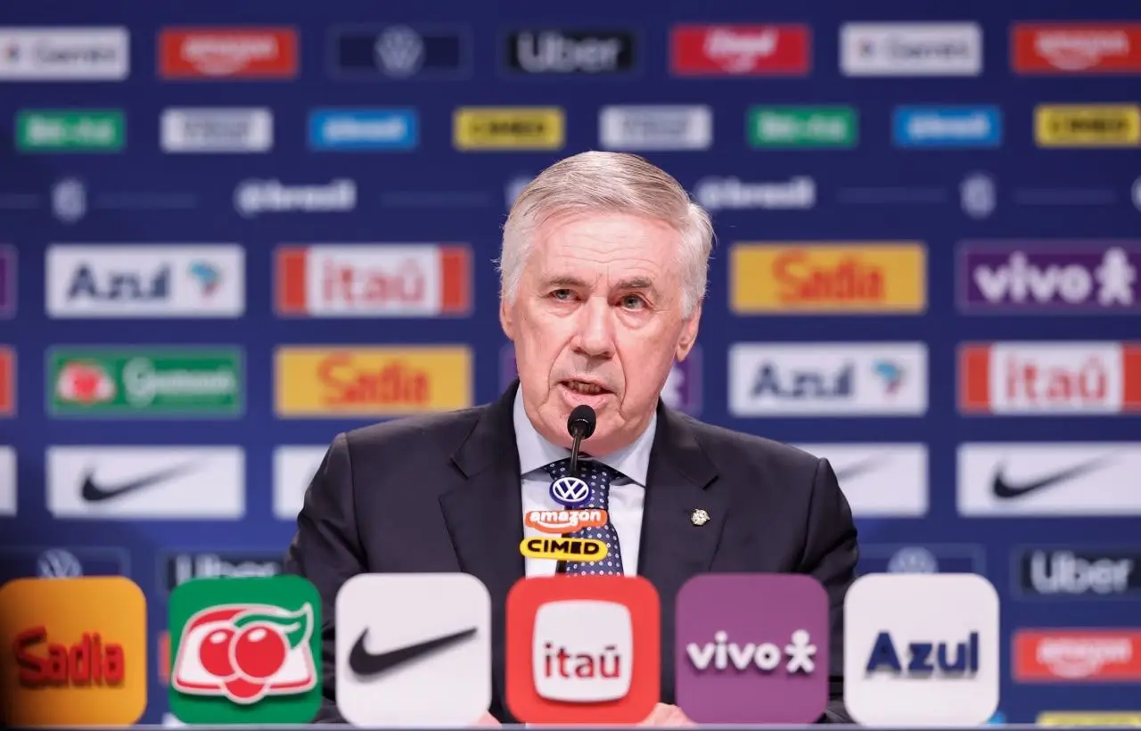 Carlo Ancelotti convocou Seleção Brasileira para amistosos no meio de novembro (Rafael Ribeiro/CBF)